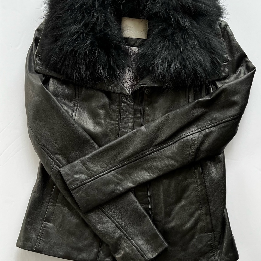 SOIA & KYO LEATHER JACKET